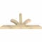 Ekena Millwork Richland Rough Sawn Timber Gable Bracket, Douglas Fir, 60"W x 30"H x 4"D x 4"F, 12/12 Pitch GBW060X30X0404RIC00RDF - alternate 5